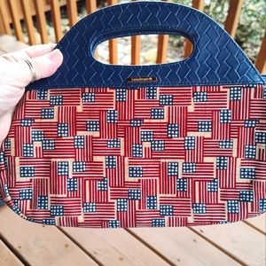 Longaberger Homestead Old Glory Purse